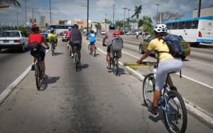 Sunday morning bike tour in Puerto Vallarta