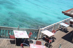 Jamaican dinner on a cliff