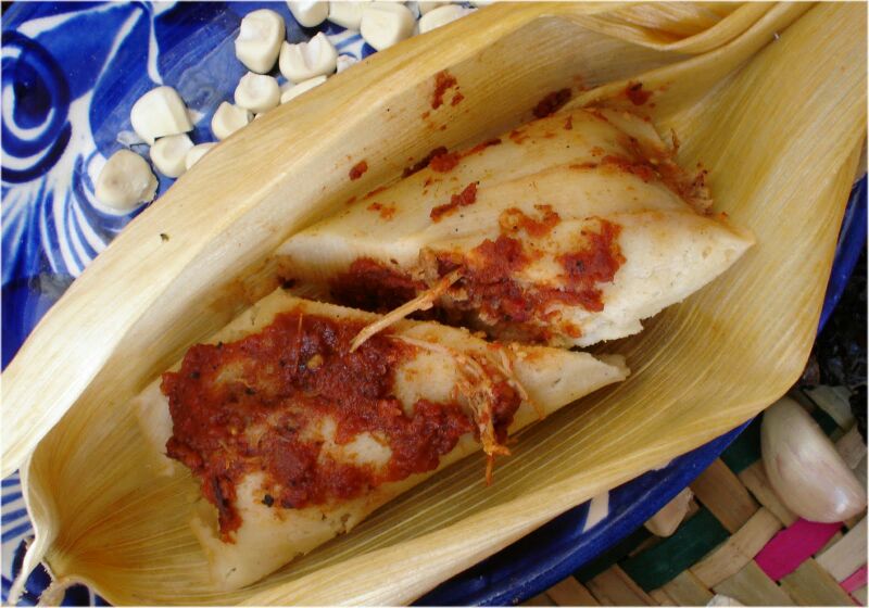 Recipe for Red Sauce Tamales