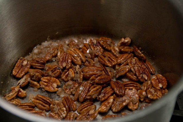 Sauteed walnuts