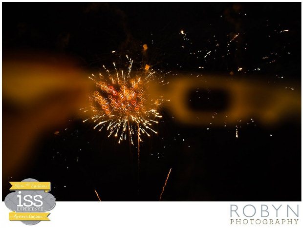 Heart-shaped fireworks display at the ISSE wedding planner meeting in the Riviera Maya, Mexico