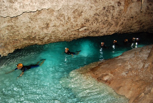 things to do in cancun - Rio Secreto in the Mexican Caribbean