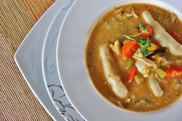 Jamaican Pumpkin Chicken Soup