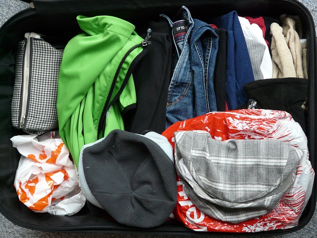 Luggage packed and ready to go for a trip to La Romana in the Dominican Republic