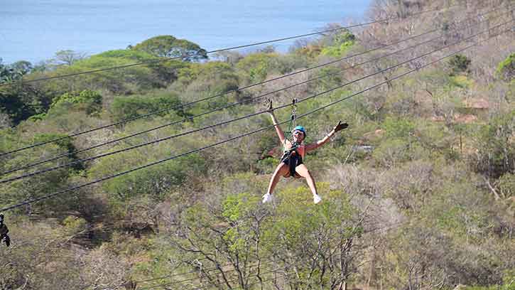 Things to Do Near Papagayo Beach Diamante Zipline Circuit