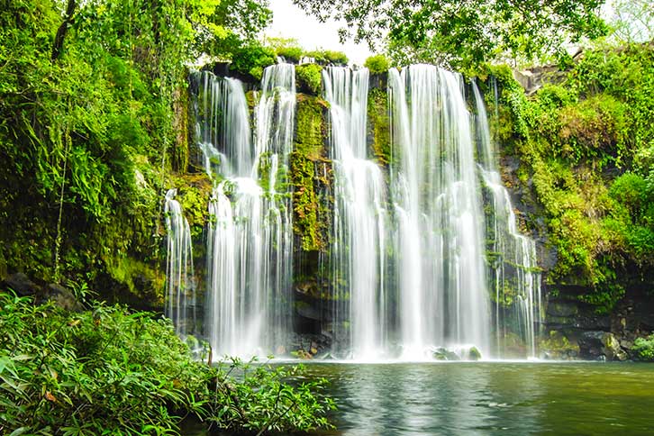 Llanos de Cortez is waterfall near Guanacaste