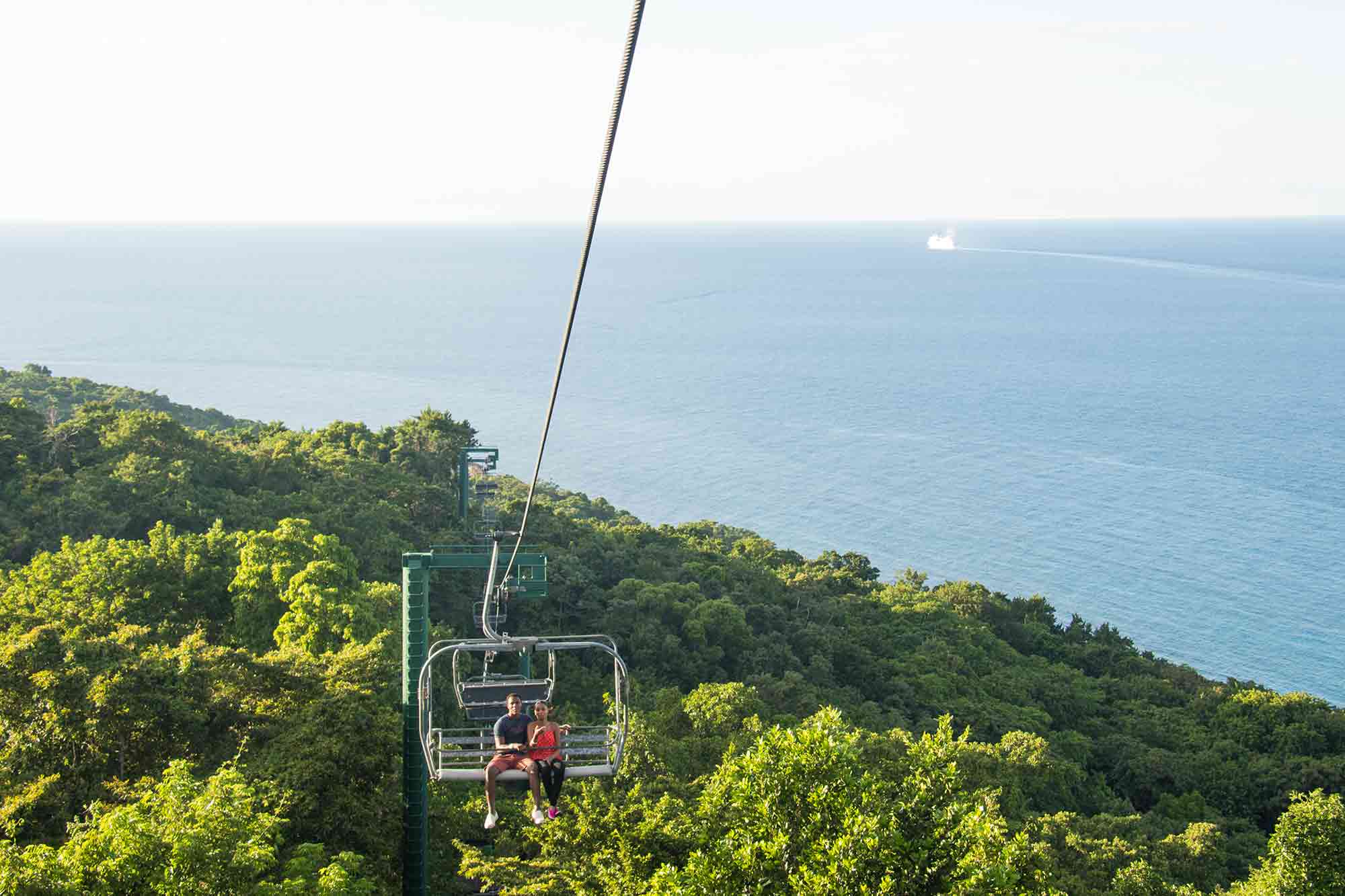 Things to do in Jamaica with Kids Sky Explorer Tranopy Mystic Mountain