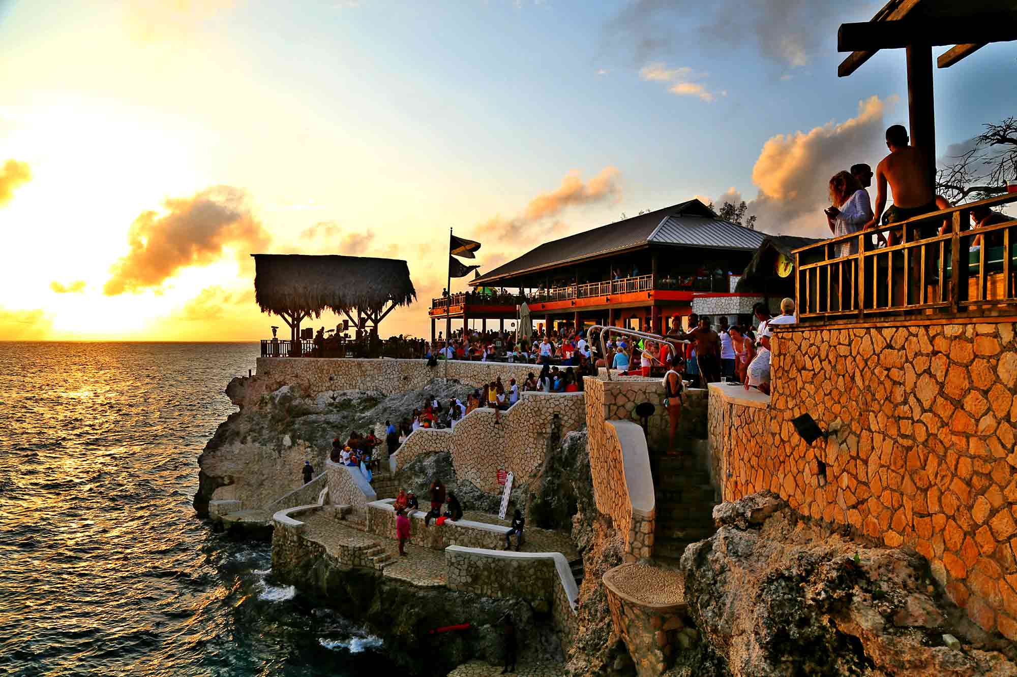 Things to do in Jamaica with Kids Ricks Cafe