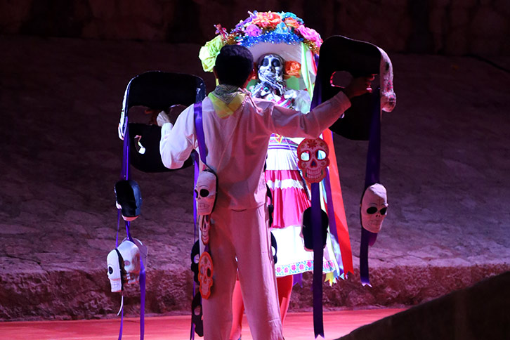 Traditions during the Day of the Dead in Xcaret