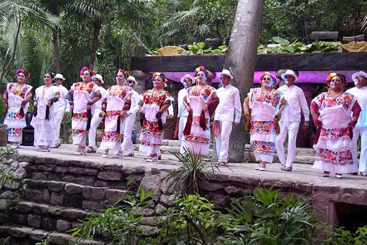 Traditional celebration of the Day of the Dead in Xcaret