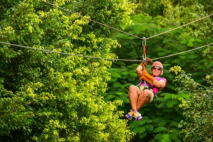 zip lines punta cana no seaweed