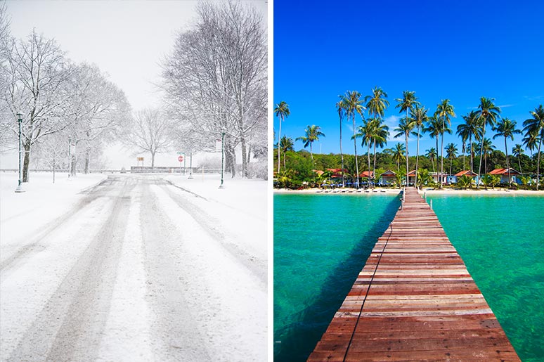 cancun thanksgiving cold weather vs tropical vacation