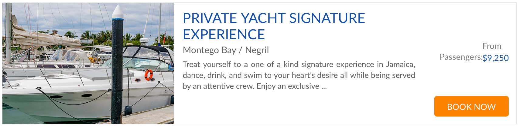 yacht tour signature experience 