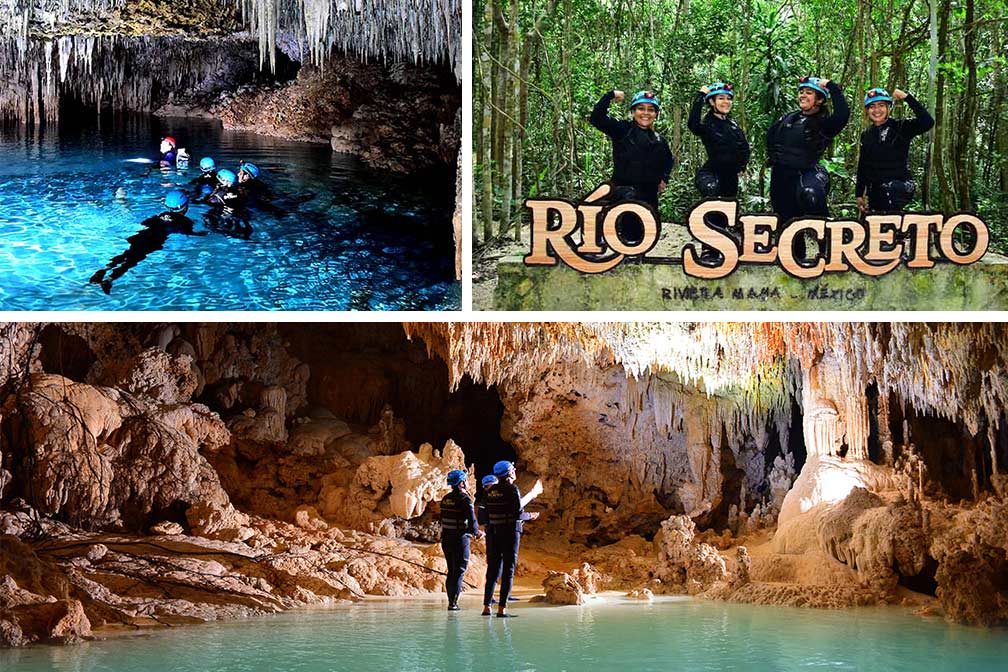 cenote rio secreto