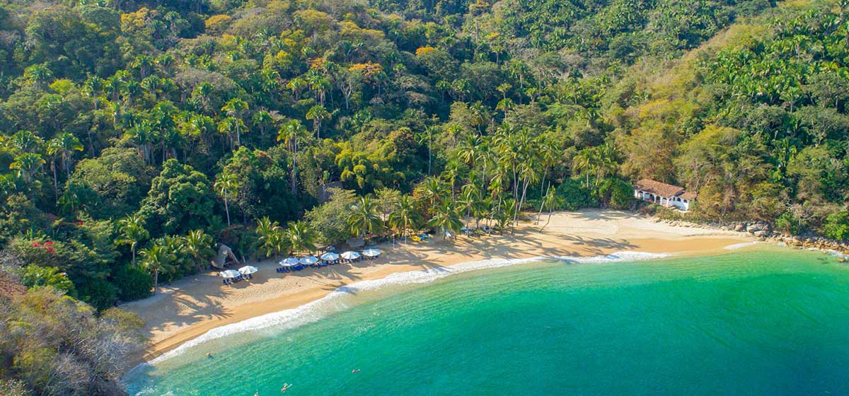 Majahuitas beach is one of the beaches in Marietas Islands