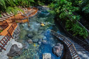 Visit the thermal pools in Guanacaste