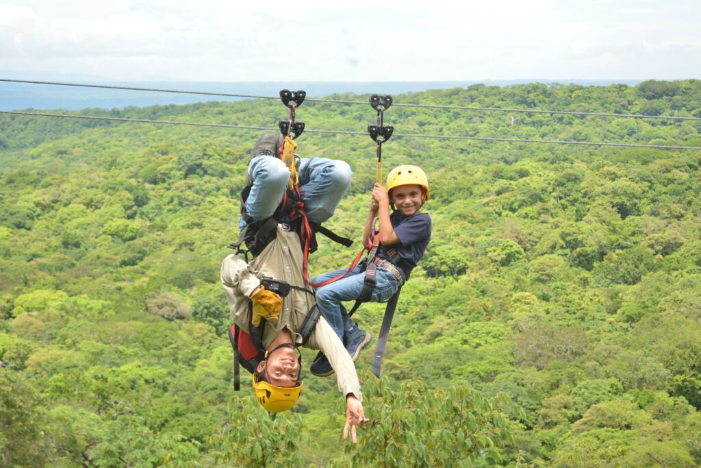 Adventurous tour in Costa Rica includes zip line descents