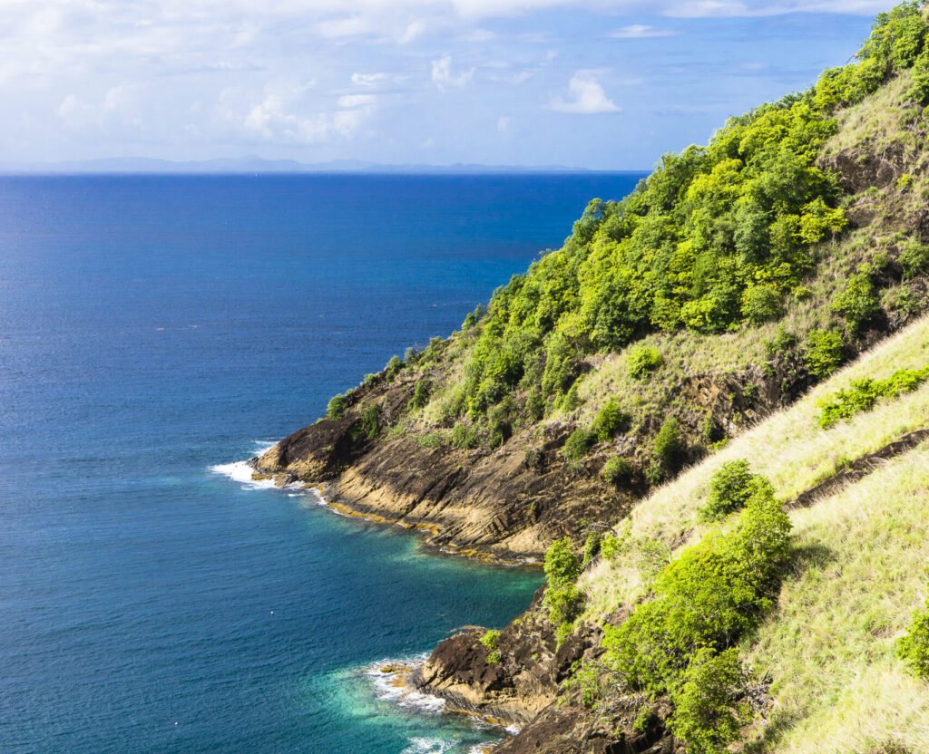 Seascape of the Saint Lucia Sea