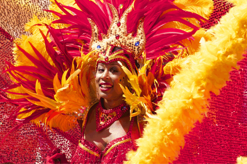 Cultural carnival in Saint Lucia