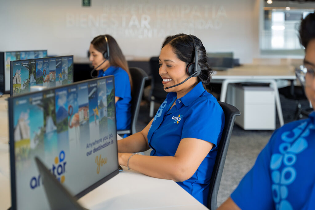 Amstar Call center female colleague