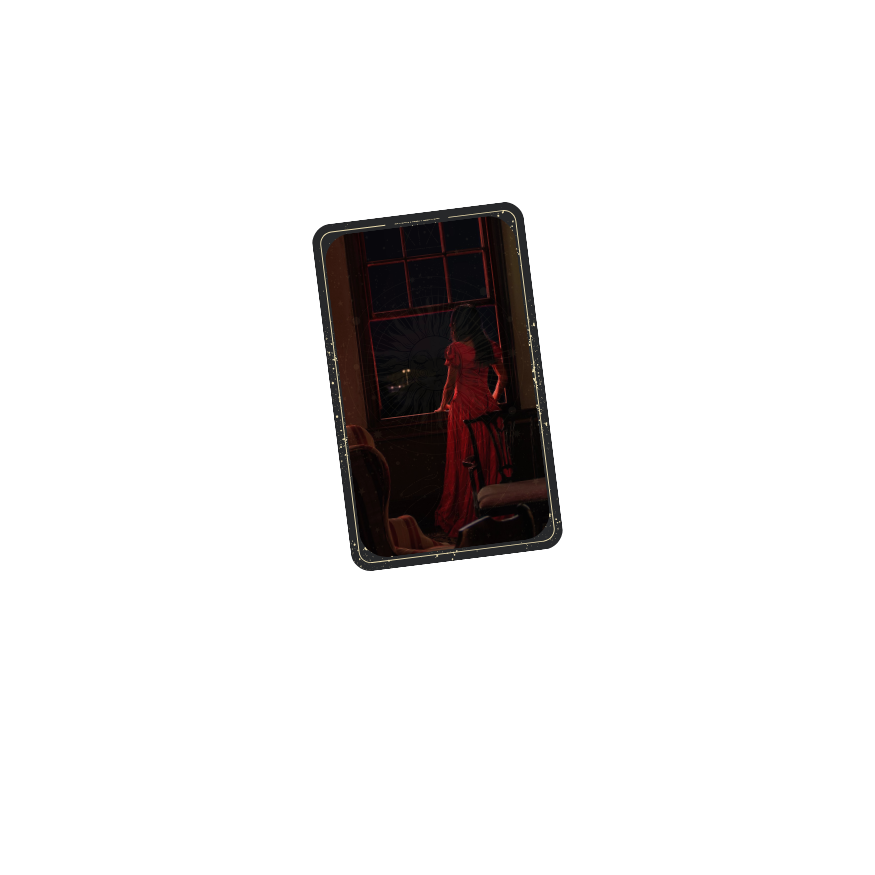 Woman observing from her haunted house in Jamaica.