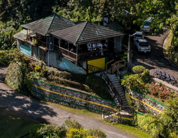 House in the middle of the Jamaican jungle