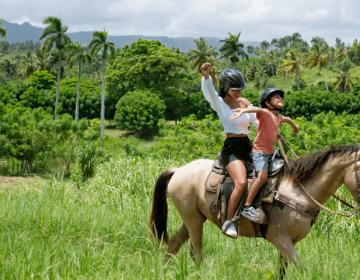 Horseback riding eco friendly adventure