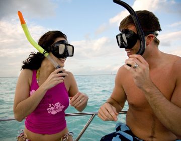 Couple Snorkeling in Huatulco